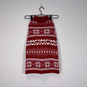 Pet Knit Dog Ugly Sweater | Red | 20” Body | Warm Pullover